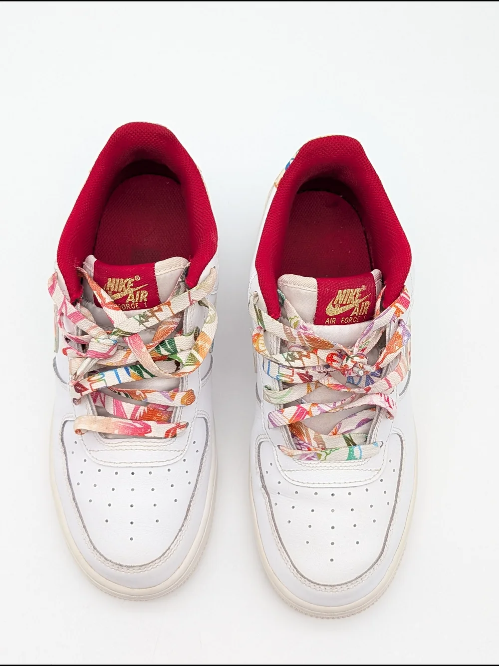Nike Air Force 1 Chinese new year  size 6.5Y Red White CU2980-191